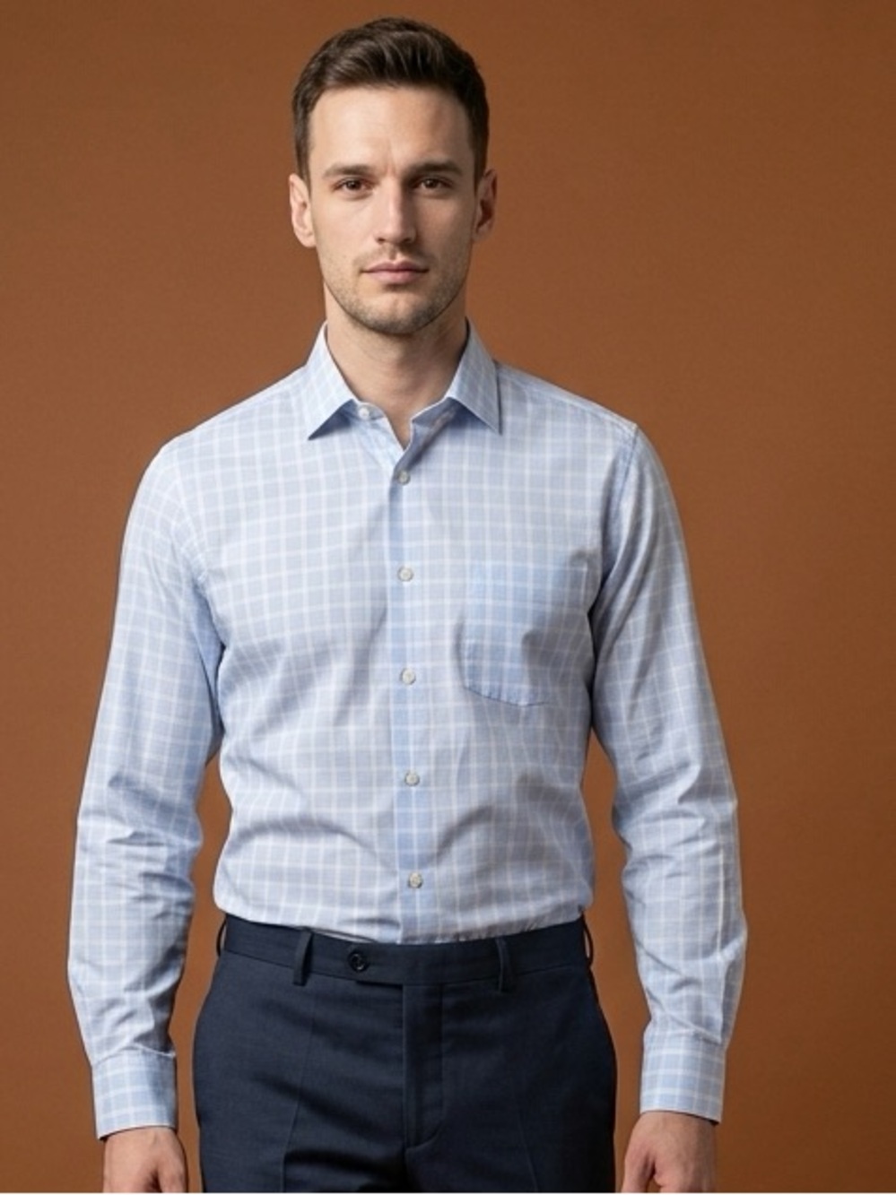 Nordstrom Classic sleek Trim Fit Button-Down Dress Shirt